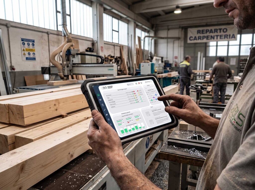 BLSecure: tablet con l’app di gestione della sicurezza sul lavoro